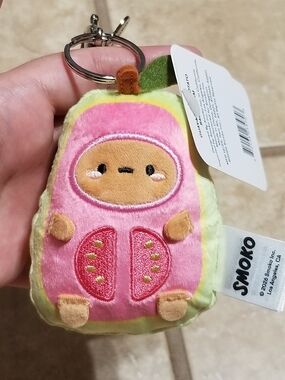 Smoko Guava Tayto Keychain Bag Charm Plush